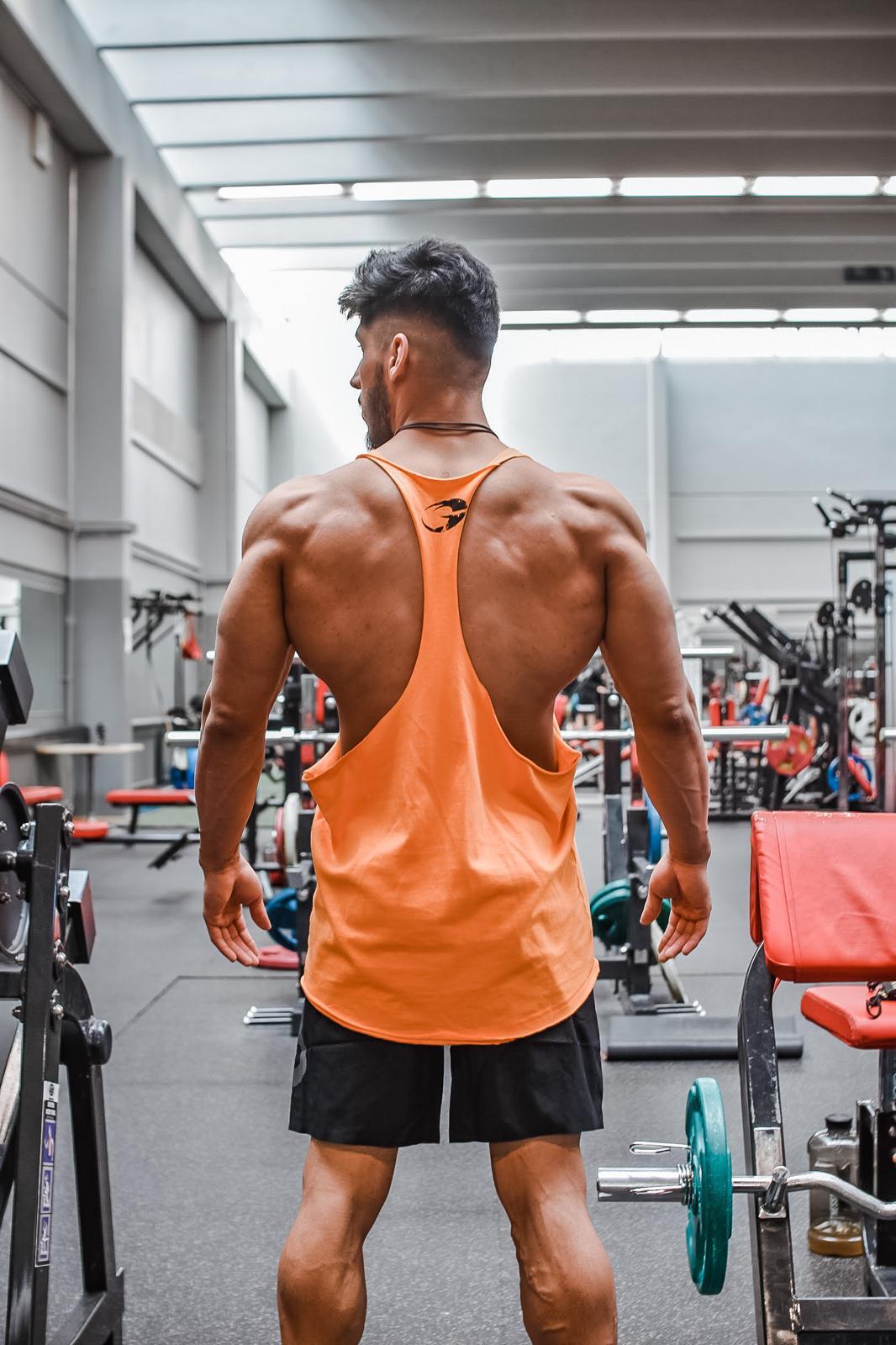 Ali Alsudani training in the gym