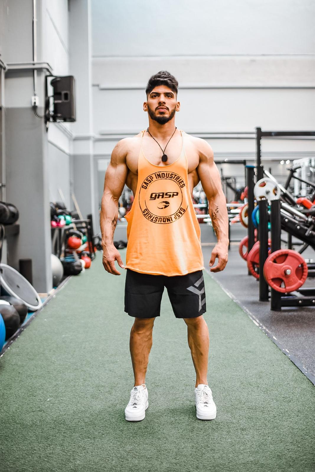 Ali Alsudani in the gym